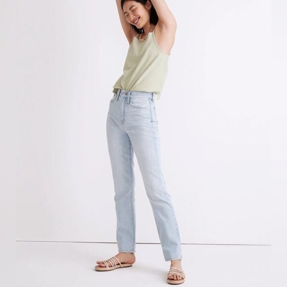 Madewell Full Length Straight Leg jeans high rise in Fitzgerald Wash size 27 - Picture 1 of 11